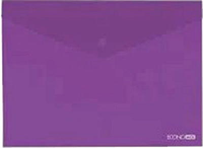 Папка-конверт А4 на кнопці Economix фіолетова Economix E31305-58
