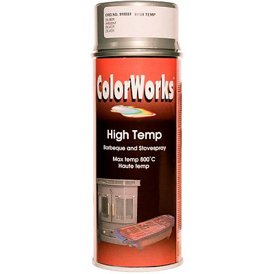 Аэрозоль ColorWorks High Temp серебряный 400 мл