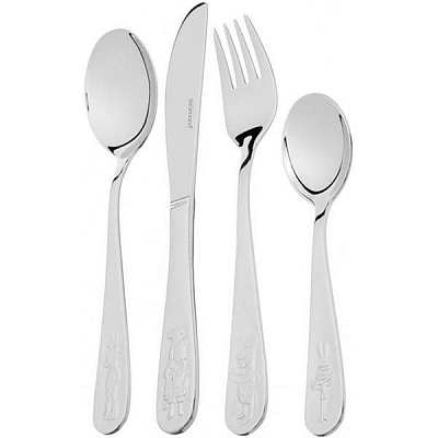 Набір дитячих столових приборів Delimano Gourmet 4 шт