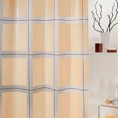 Шторка для душу Spirella Scott пісок 180x200 см