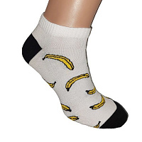 Шкарпетки чоловічі ZOZ Банани р. 29 біло-чорний 1 пар 
