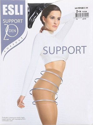 Колготки жіночі ESLI Support Support 20 den Nero р. 2 чорний