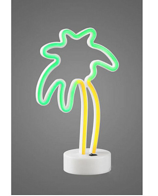 Настільна лампа Luna Neo Пальма 1x1,7 Вт без цоколя жовто-зелений