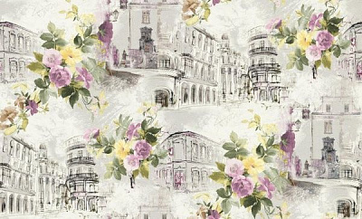 Обои виниловые на флизелиновой основе MEGAPOLIS 9144-12 1,06x10,05 м 