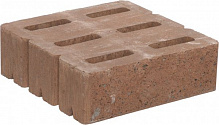 Блок декоративный бетонный для столба 300x300x100 мм персиковый Золотой Мандарин 