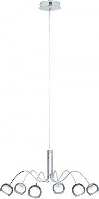 Люстра Eglo Малагон LED 6x3,3 Вт хром 