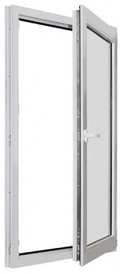 Вікно поворотне Aluplast IDEAL 2000 60 500x1000 мм праве (Т)