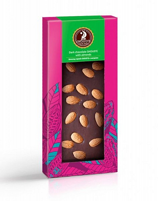 Шоколад з мигдалем к/у 100 г