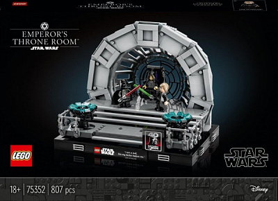 Конструктор LEGO Star Wars Диорама «Тронный зал императора» 75352