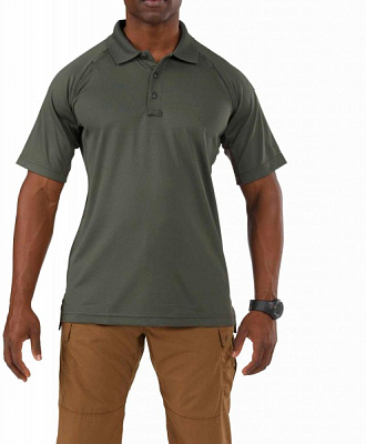 Поло 5.11 Tactical Performance Polo - Short Sleeve Synthetic Knit р.M зелений