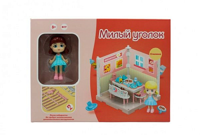 Игровой набор Funky Toys Милый уголок. Столовая с куклой FT3107 