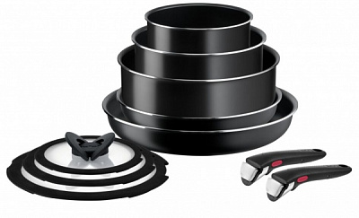 Набір посуду Ingenio Easy Cook & Clean 10 предметів L1539053 Tefal