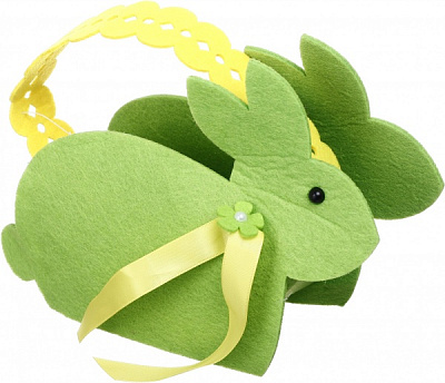 Декорация пасхальная Діамантові ручки Зайчонок 16х21 см