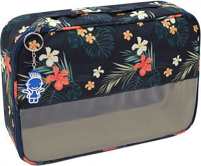 Косметичка Bagland Цветы разноцветный (708154) 