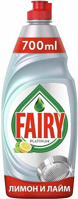Средство для ручного мытья посуды Fairy Лимон и лайм 0,7л