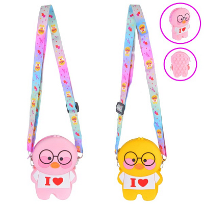 Аксесуар Сумочка силіконова Качечка (асортимент) C4352