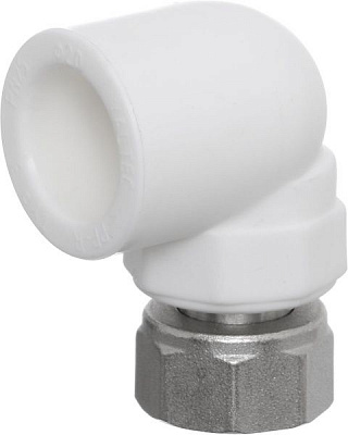 Кутник внутрішня Valtec PPR з накидной гайкой 20х1/2