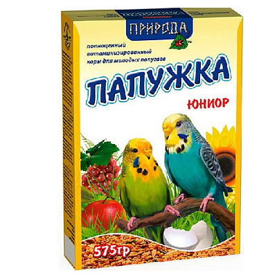 Корм Природа Папужка Юниор 575 г 