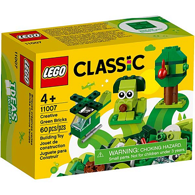 Конструктор LEGO Classic Зеленые кубики для творчества 11007