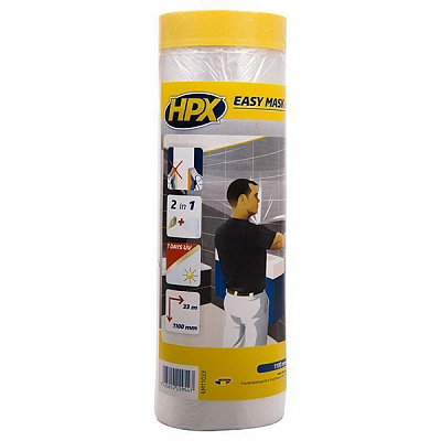 Пленка защитная с малярной лентой HPX 4400 2,7x20 м