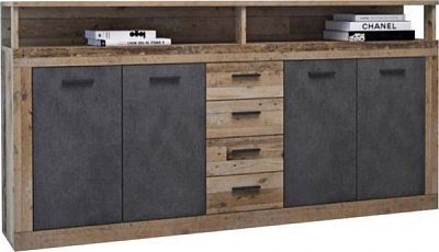 Комод Accord Luna XXL олд стайл светлый/матера 