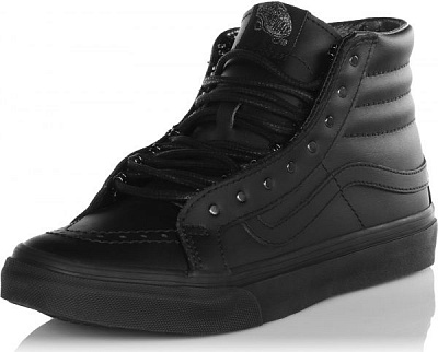 Кеды Vans U SK8-Hi Slim (Rivets) gunmet V0018IJV1 р. US 7 черный