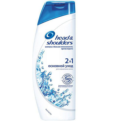 Шампунь Head & Shoulders 2 в 1 Основний догляд 200 мл