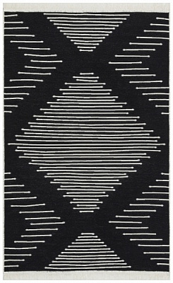 Ковер Ekohali Arya AR 15 Black 160x230 см двусторонний 