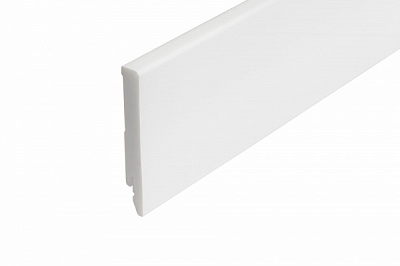 Плинтус Dardan Intense белый сатин 2440x100x14 мм 