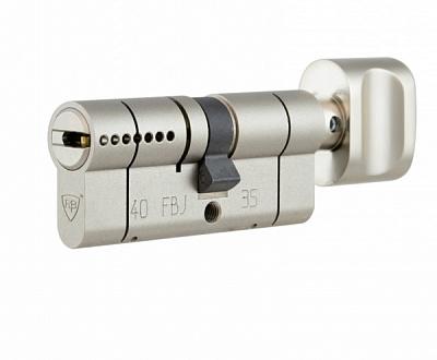 Цилиндр RB-LOCKS KEYLOCX 35x35 ключ-вороток 70 мм никель сатин