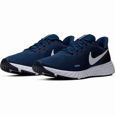 Кроссовки Nike REVOLUTION 5 BQ3204-400 р.US 8 темно-синий