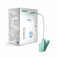 Настільна лампа акумуляторна з кліпсою 3000-6500 К 5 Вт зелений TGX-7079 