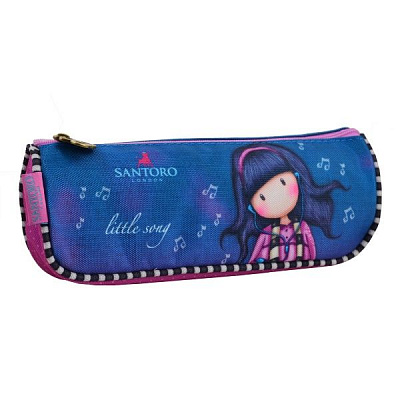 Пенал шкільний Santoro Little Song TP-03 YES синій