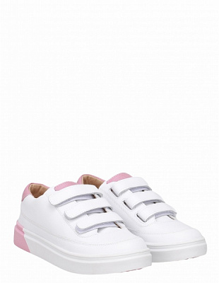 Кеды детские для девочки MiracleMe р.36 белый с розовым 8319-039Х 