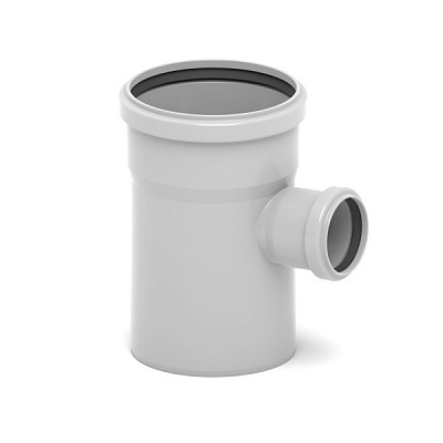 Тройник канализационный ПП REHAU RAUSILENTO 110/110 45°