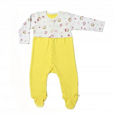 Человечек Lucky tots р.62 желтый 1713 