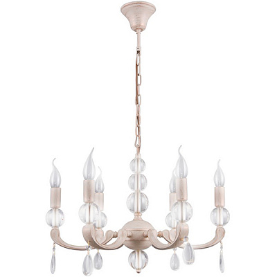 Люстра Victoria Lighting Tayanna/SP6 6x40 Вт E14 античный белый