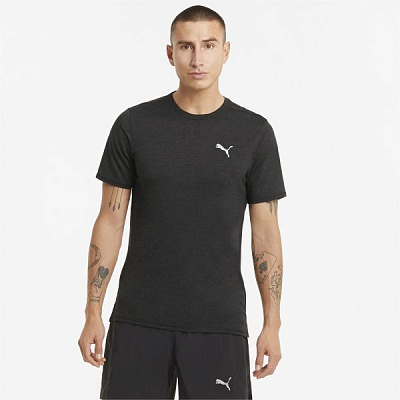 Футболка Puma RUN FAV HEATHER SS TEE 52020901 XL чорний