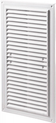 Решетка Домовент ДВ 300x205с М пластик белый 