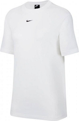 Футболка Nike W NSW ESSNTL TOP SS BF DH4255-100 р. M белый