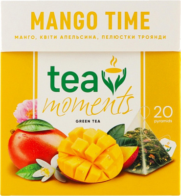 Чай зеленый Tea Moments Mango Time 20 шт. 34 г 