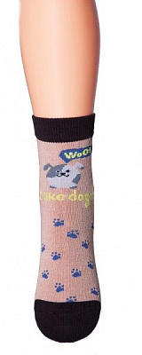 Шкарпетки дитячі Giulia KSL-006 calzino beige р.16 бежевий