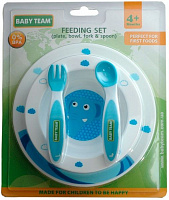 Набор детской посуды Baby Team 4 предмета 6010