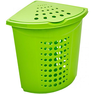 Кошик для білизни Алеана 548х408х403 мм оливковий