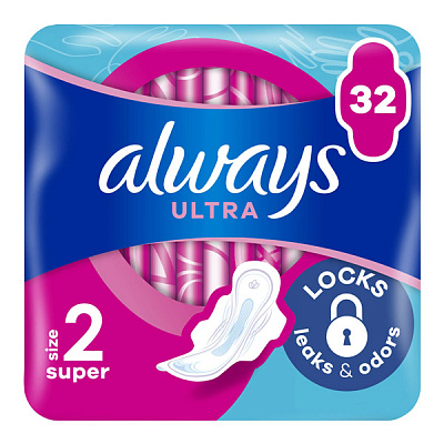 Прокладки гигиенические Always Ultra Super размер 2 32 шт.