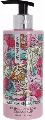 Крем-мыло Vivian Gray малина и роза 400 мл 1 шт./уп.