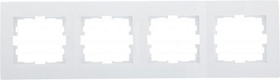 Рамка четырехместная UP! (Underprice) One Plus горизонтальная белый 706-0200-149