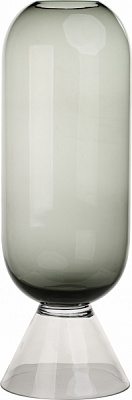 Ваза стеклянная Дымчато-прозрачная GIGA d27 80 см 1 Wrzesniak Glassworks