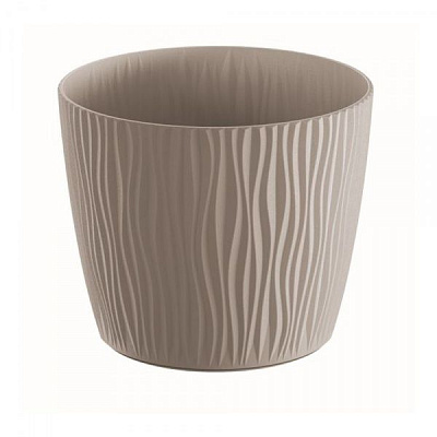 Горщик для квітів Prosperplast SANDY 170 мм круглий 3,98л мокко (26422-7529)