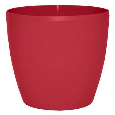 Горшок цветочный Алеана Матильда с поливом 12x11 см вишневый